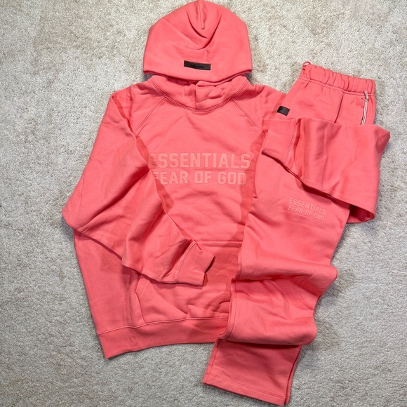 ESSENTIALS Fear of God Other - Essentials Fear of God 2pc Set Pink Coral MEDIUM